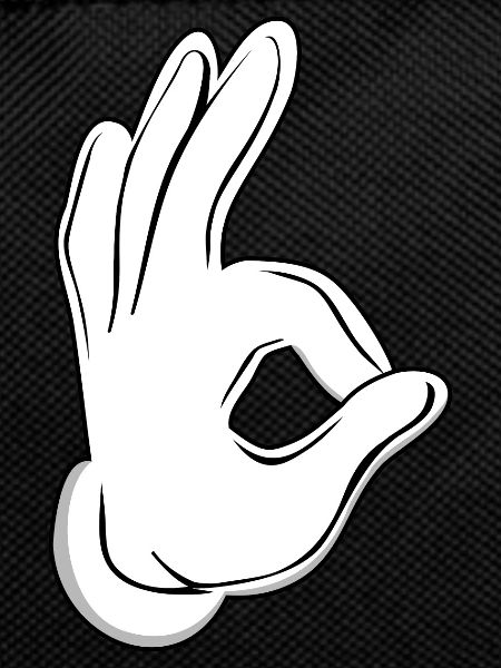 Hand ok okay