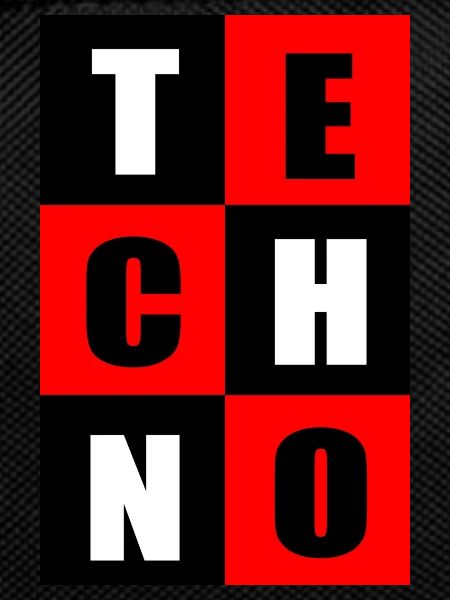 Techno red and black