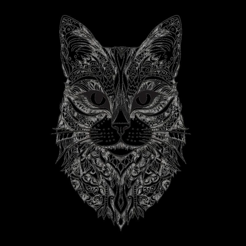 Conception de Mandala de chat