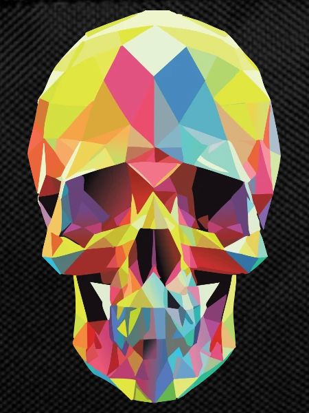 Low Poly Skull