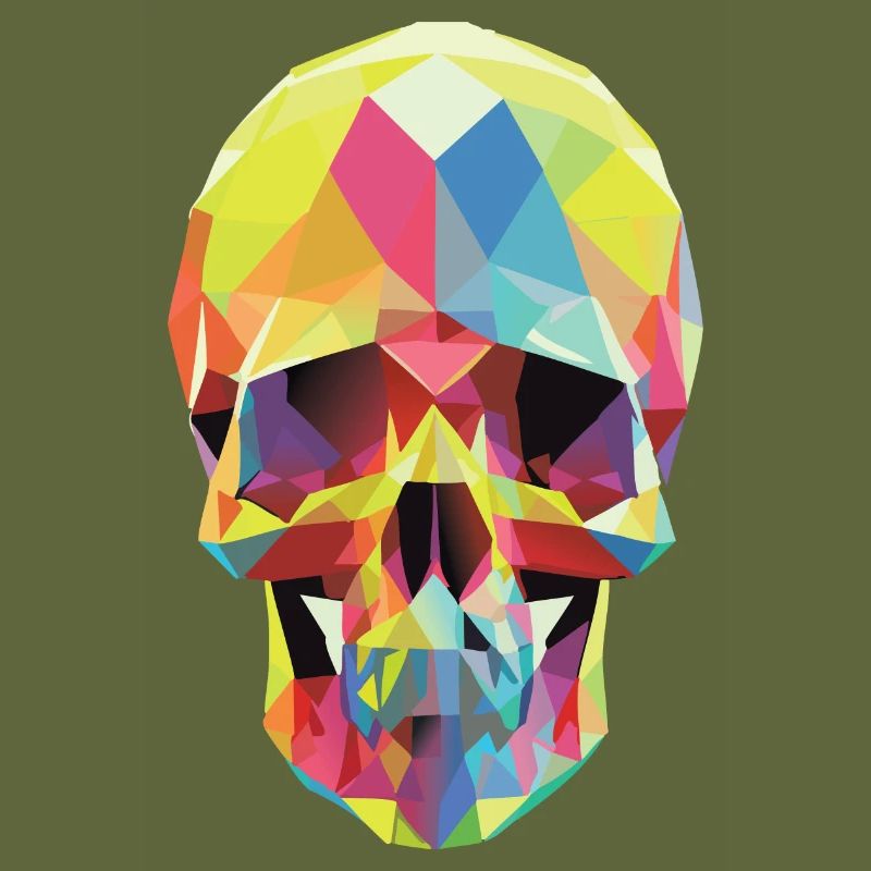 Low Poly Skull
