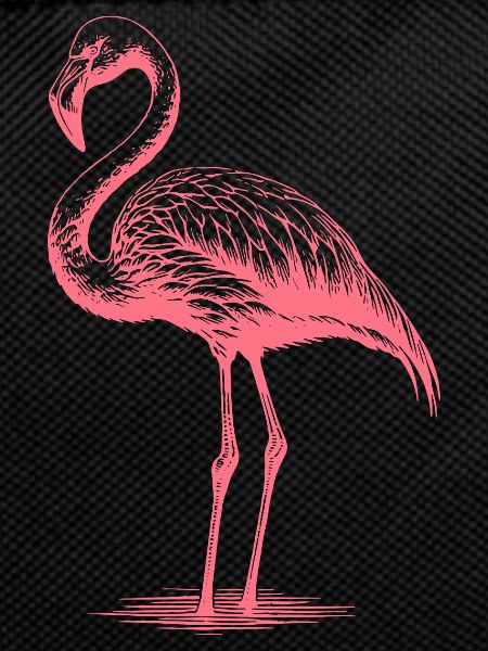 Cuddly pink flamingo