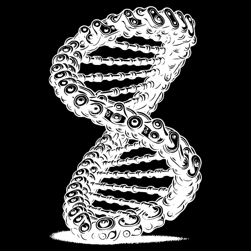 Verdrehte Möbiusschleife Kette DNA Möbiusband