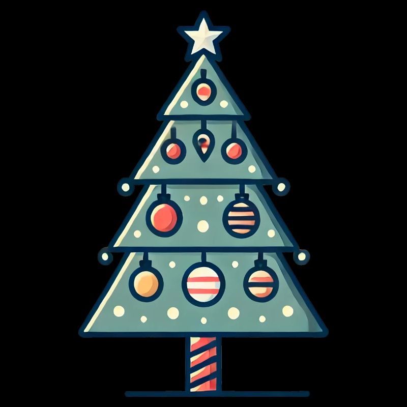 Tannenbaum geschmückt