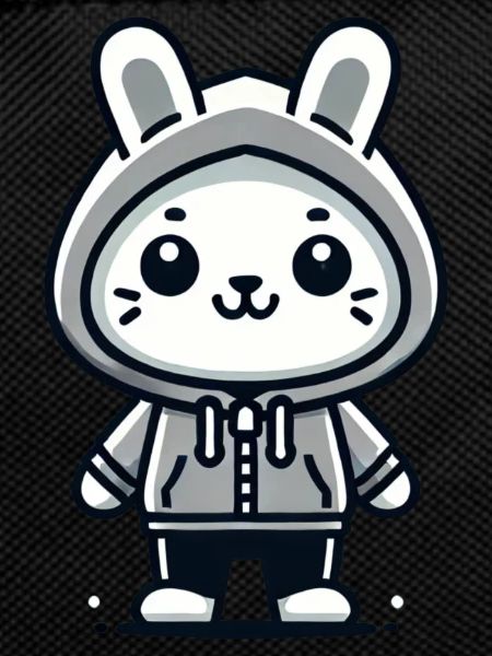 Playful Bunny - Confident and Cool