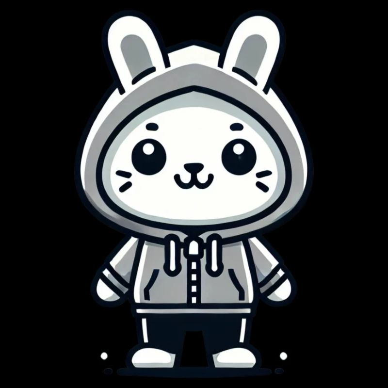 Playful Bunny - Confident and Cool