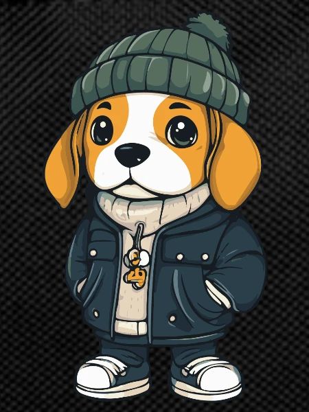 Beagle Dog Winter