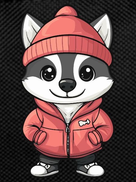 Husky Dog Winter