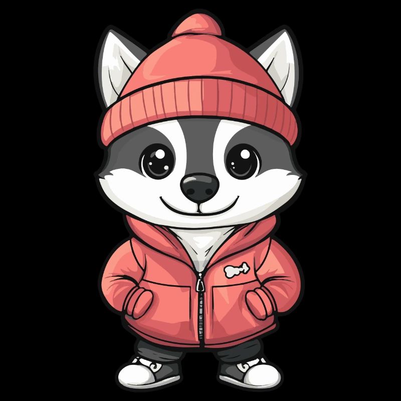 Husky Dog Winter