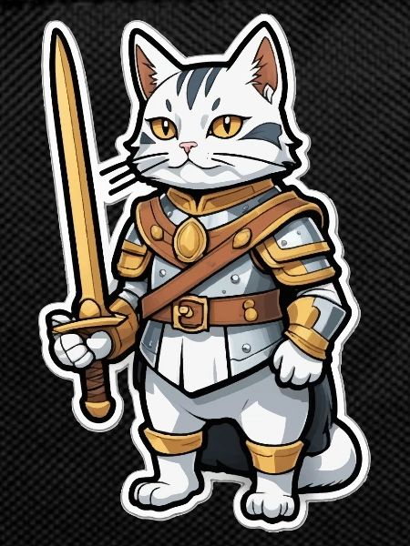 Cat Knight Comic
