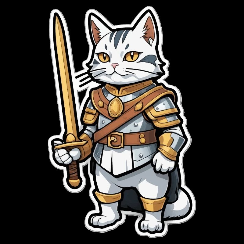 Katze Ritter Comic