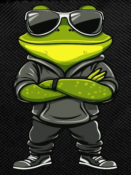 Frog Comic Cool