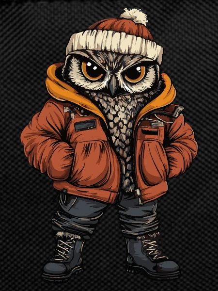 Owl Fashion Winter