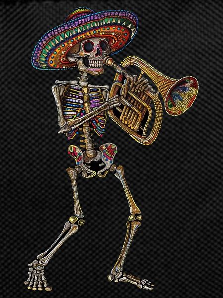 Tuba Mexican Skeleton