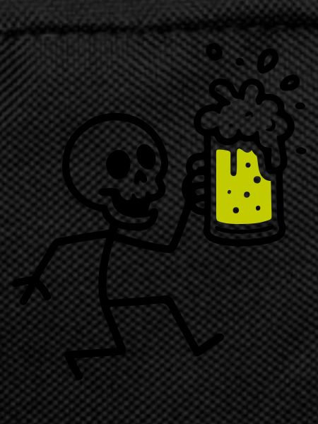 Skeleton Beer Drinking