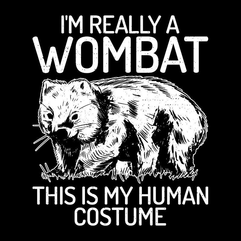 Ich bin wirklich ein wombat lustiges liebt wombat