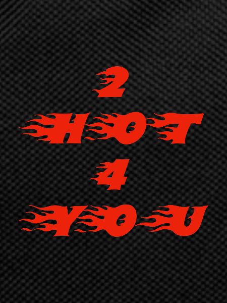 2 hot 4 you
