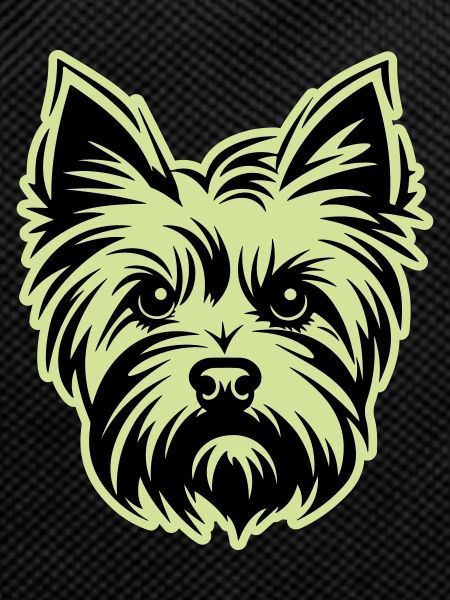 Yorkshire Terrier Dog Head