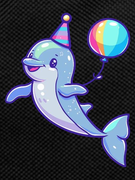 Dolphin Birthday Baby