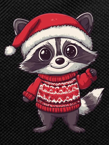 Raccoon Christmas Comic