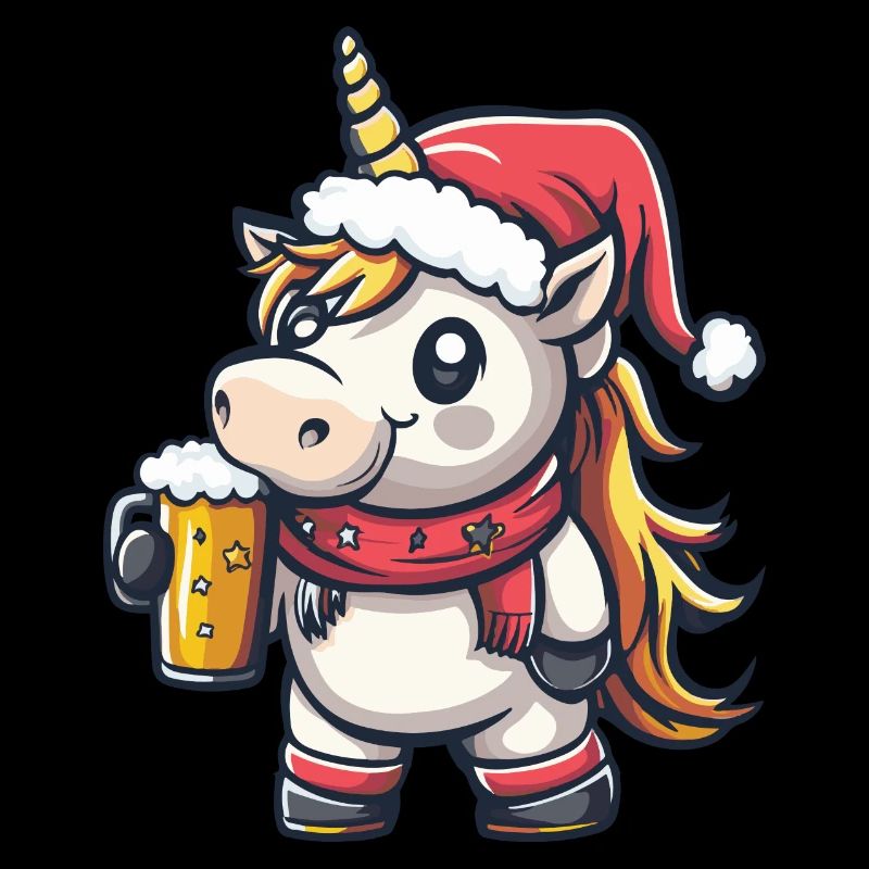 Einhorn Bier Xmas Weihnachten