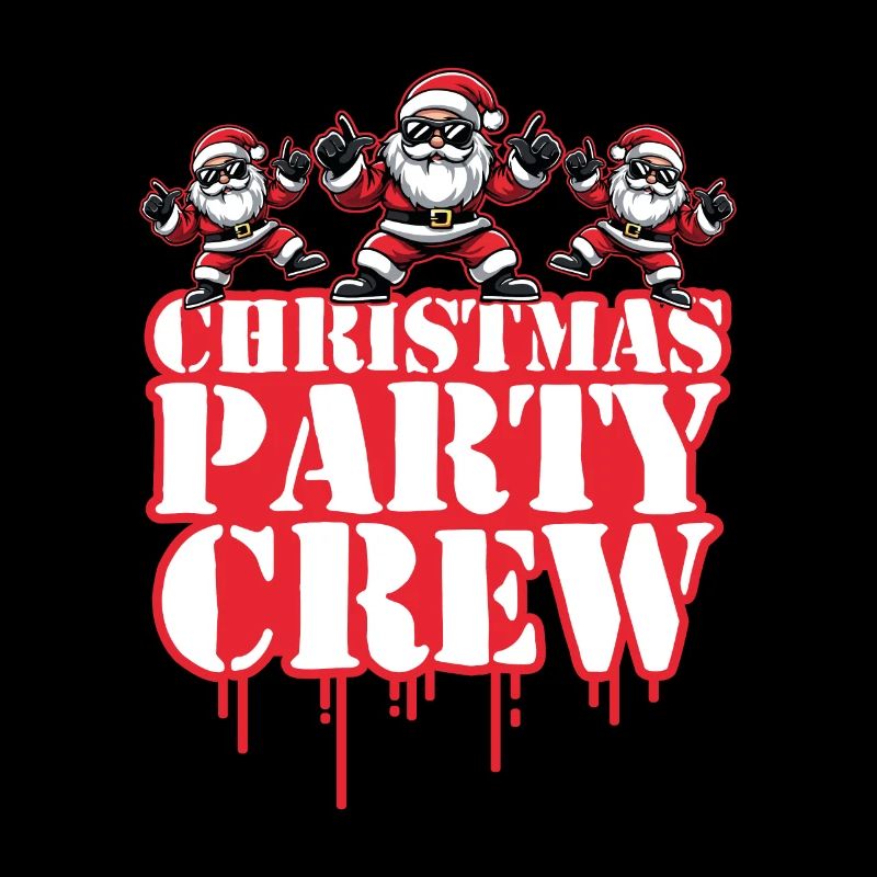 Weihnachten Party Crew Christmas