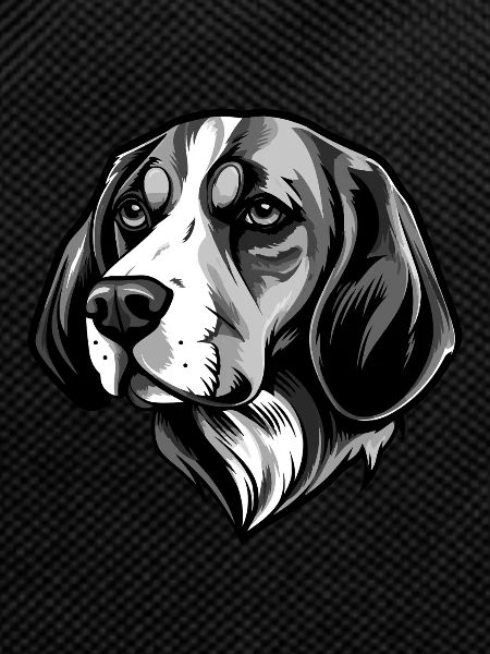 Beagle Dog Head