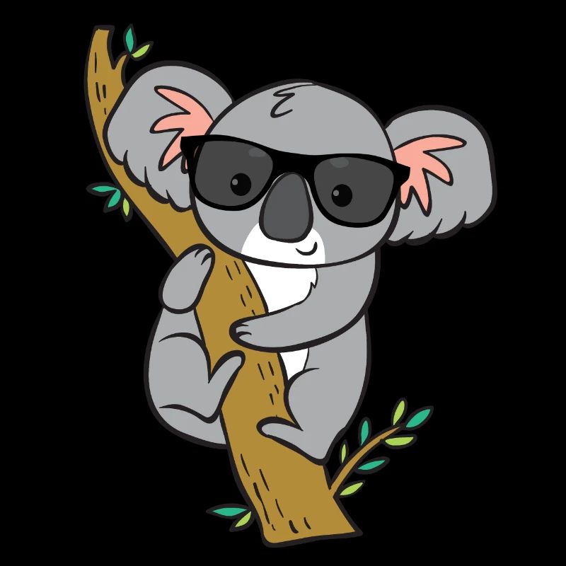 Koala mit Brille