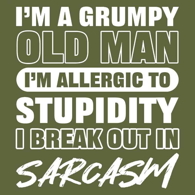 Grumpy Old Man Sarcastique Personne Cadeau