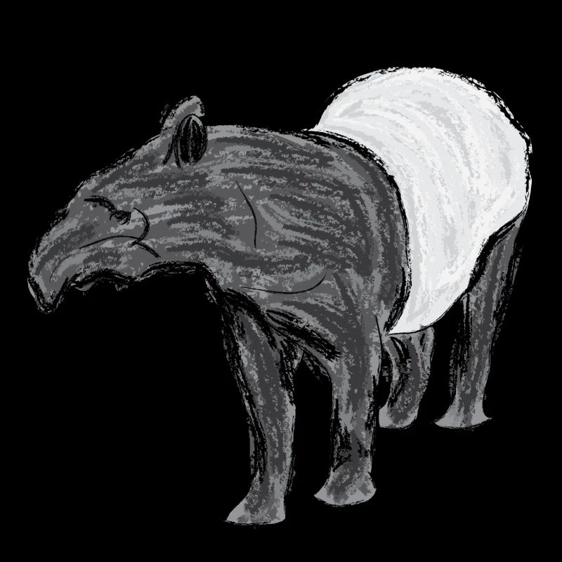 Schabrackentapir / Malayan Tapir I