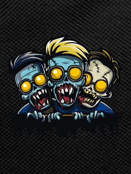 Zombies Halloween Team Costume