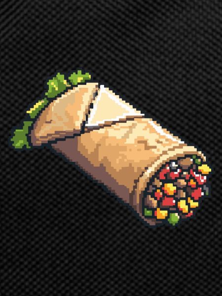 Burrito Pixel Icon