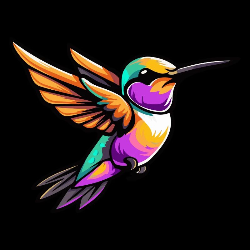 Hummingbird Bird Comic