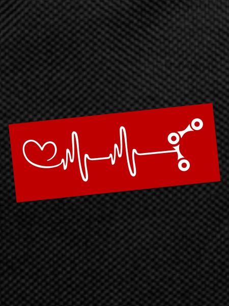 Bicycle Chain Pulse Heart