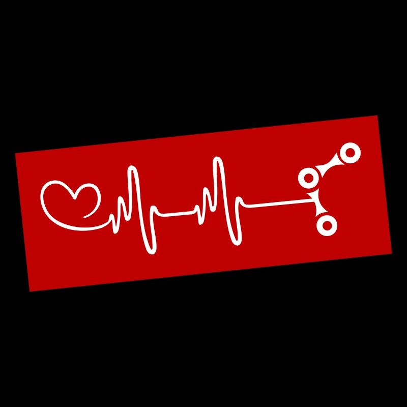 Bicycle Chain Pulse Heart
