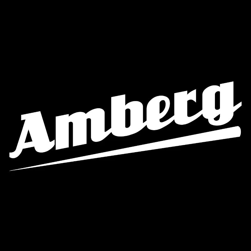 Amberg - Textdesign mit Stadtnamen