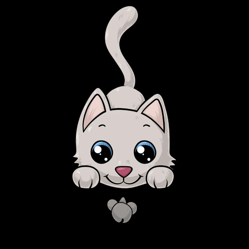 Süße Comic Katze