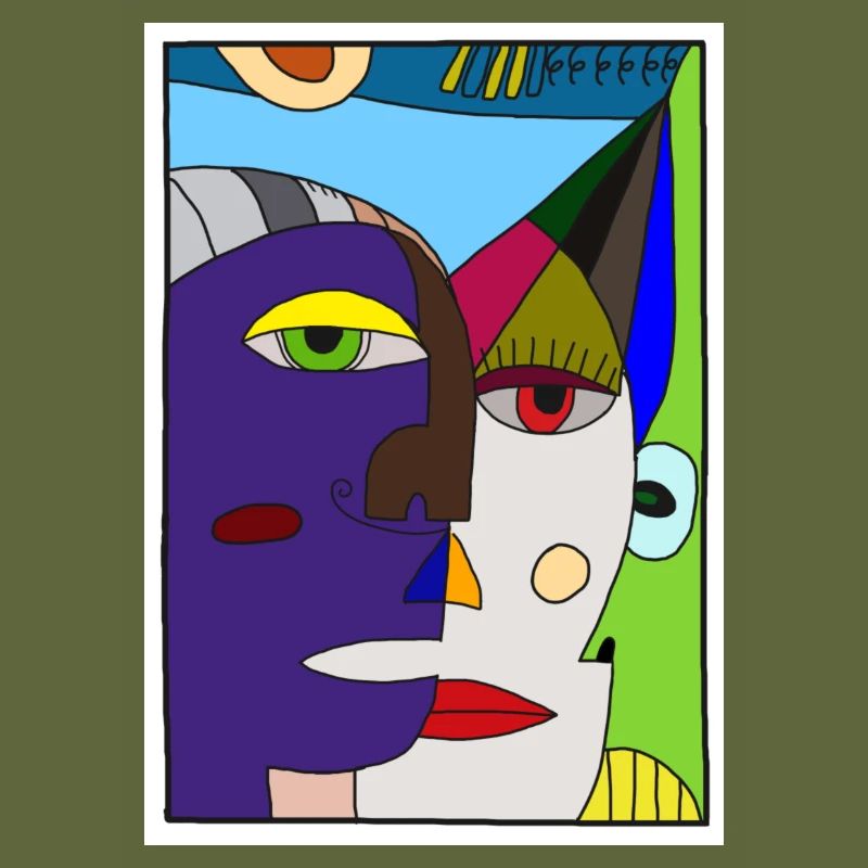 Abstract Faces Picasso