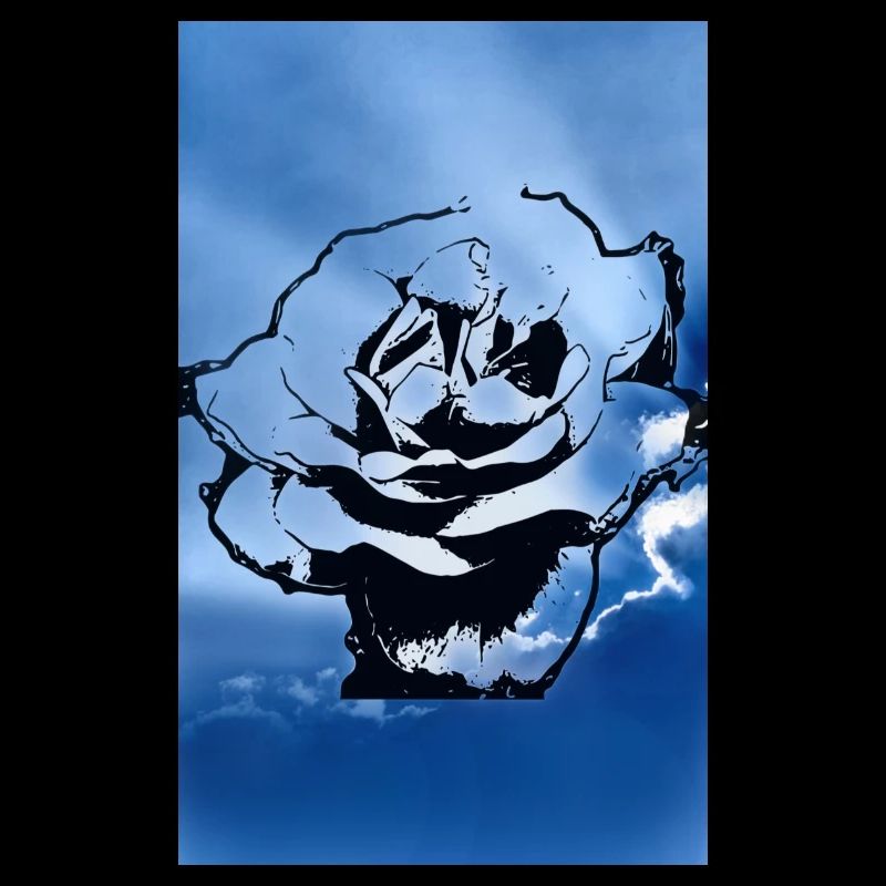 Dark Blue Sky Flower