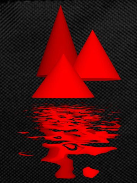 red cones