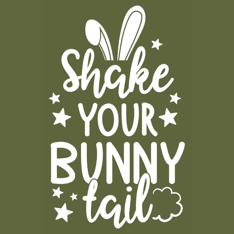 Shake Your Tail Funny Easter Day Egg Hunting