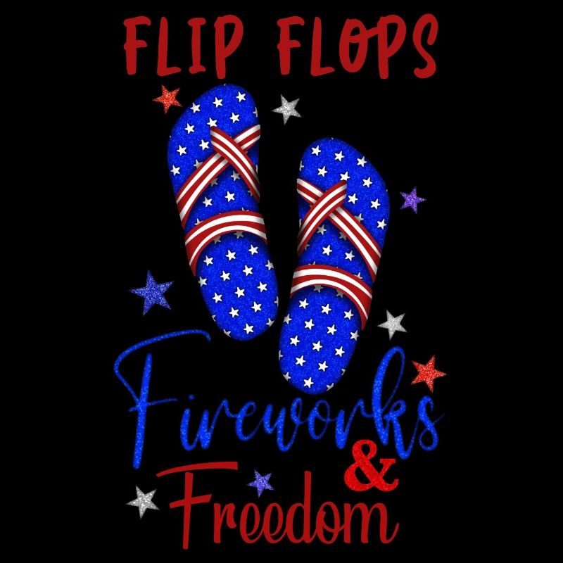 Flip Flops Fireworks Freedom