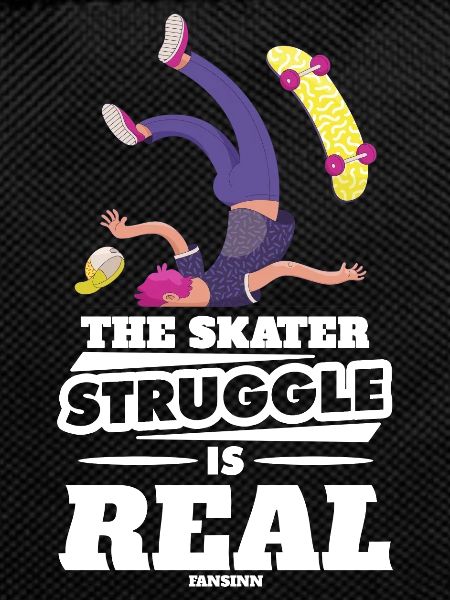 Skater flies on the nose
