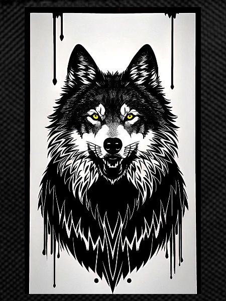 Wolf portrait