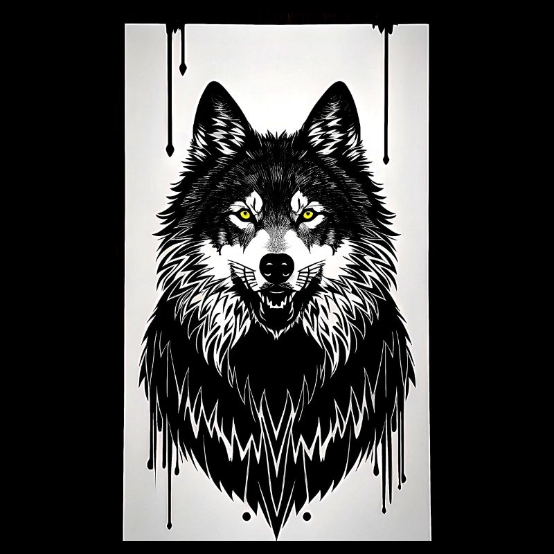 Wolf portrait