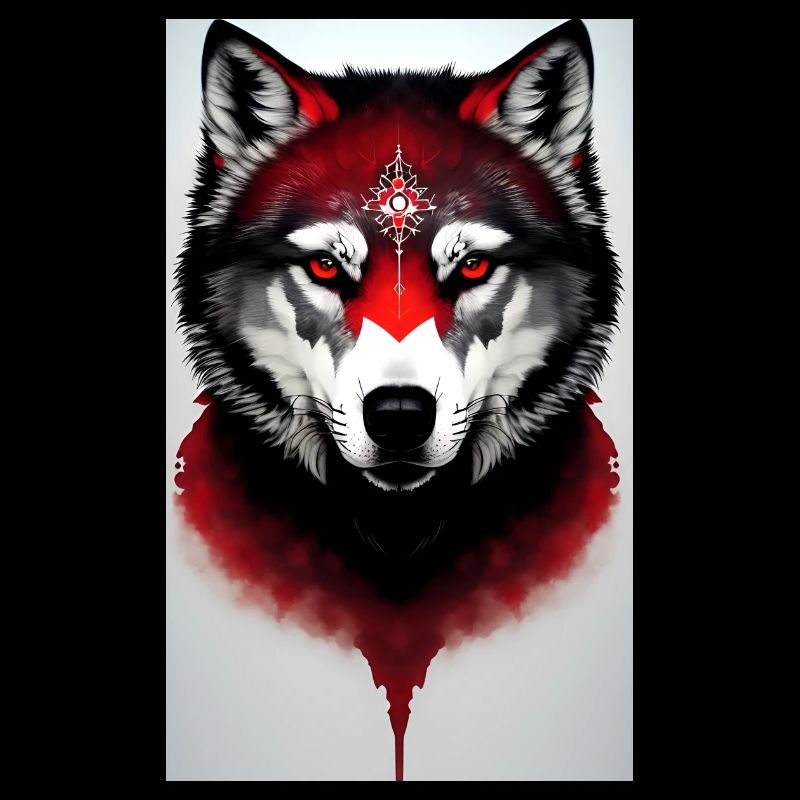 Roter Wolf