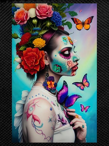 ARTWORK Flower Power Girl