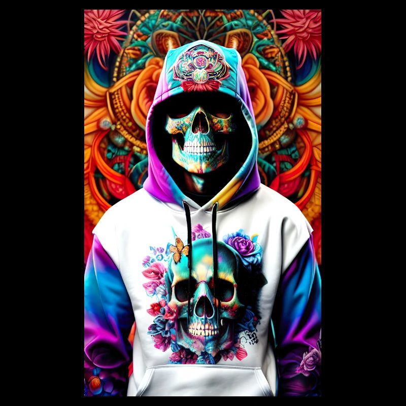 ARTWORK Hoodie Skull