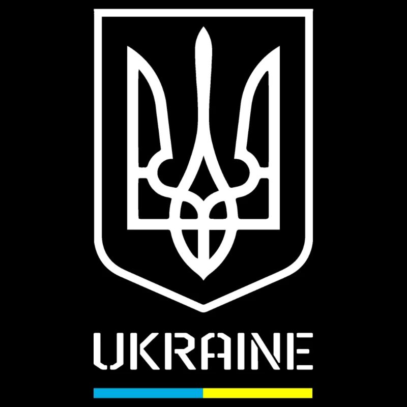 Ukrainian Tryzub Symbol Ukraine Trident