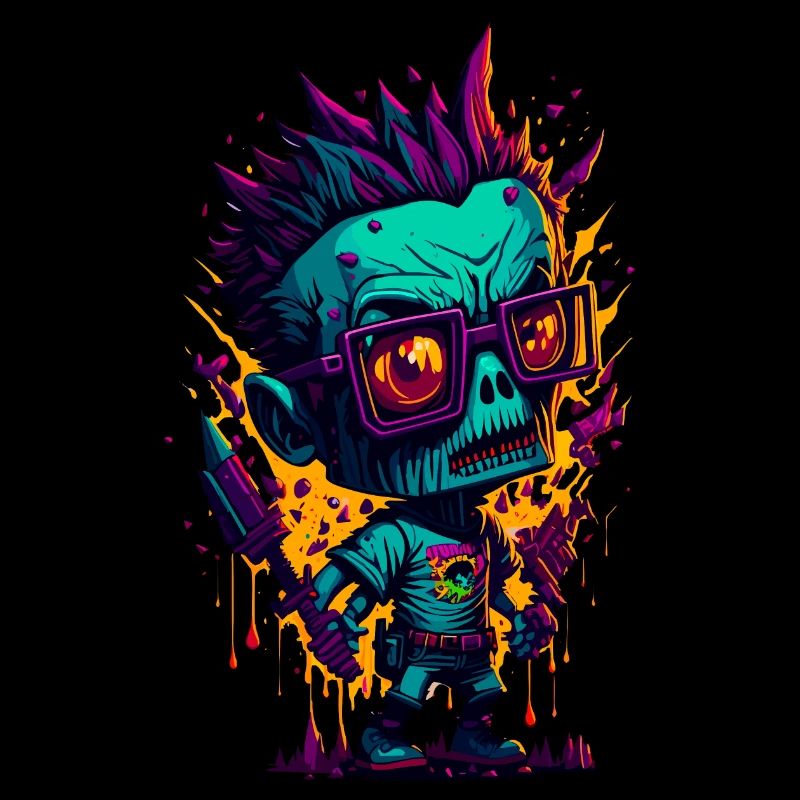 Bunter cooler Zombie